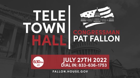 Congressman Pat Fallon Tele Town Hall Meeting