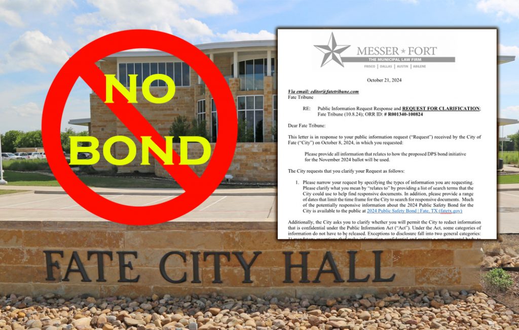 City of Fate Stonewalls Investigation into DPS Bond Usage: A Fight for Transparency Amid Election